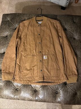 Carhartt Men's Tan Quilted Field Jacket